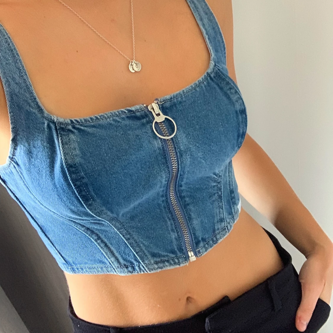Denim Top H&M x Lee