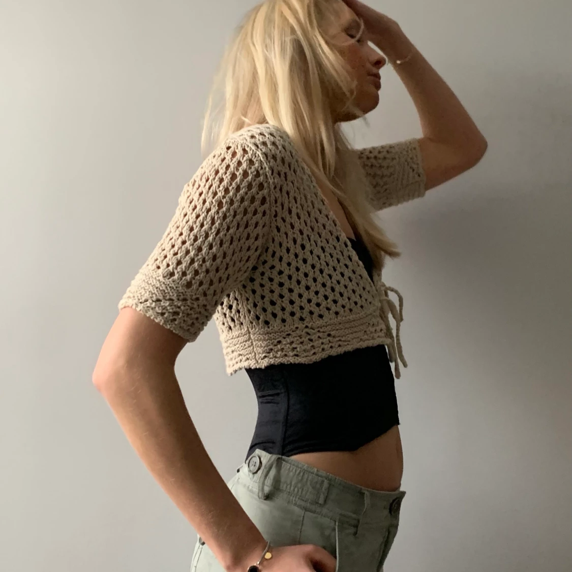 Crocheted bolero - 90