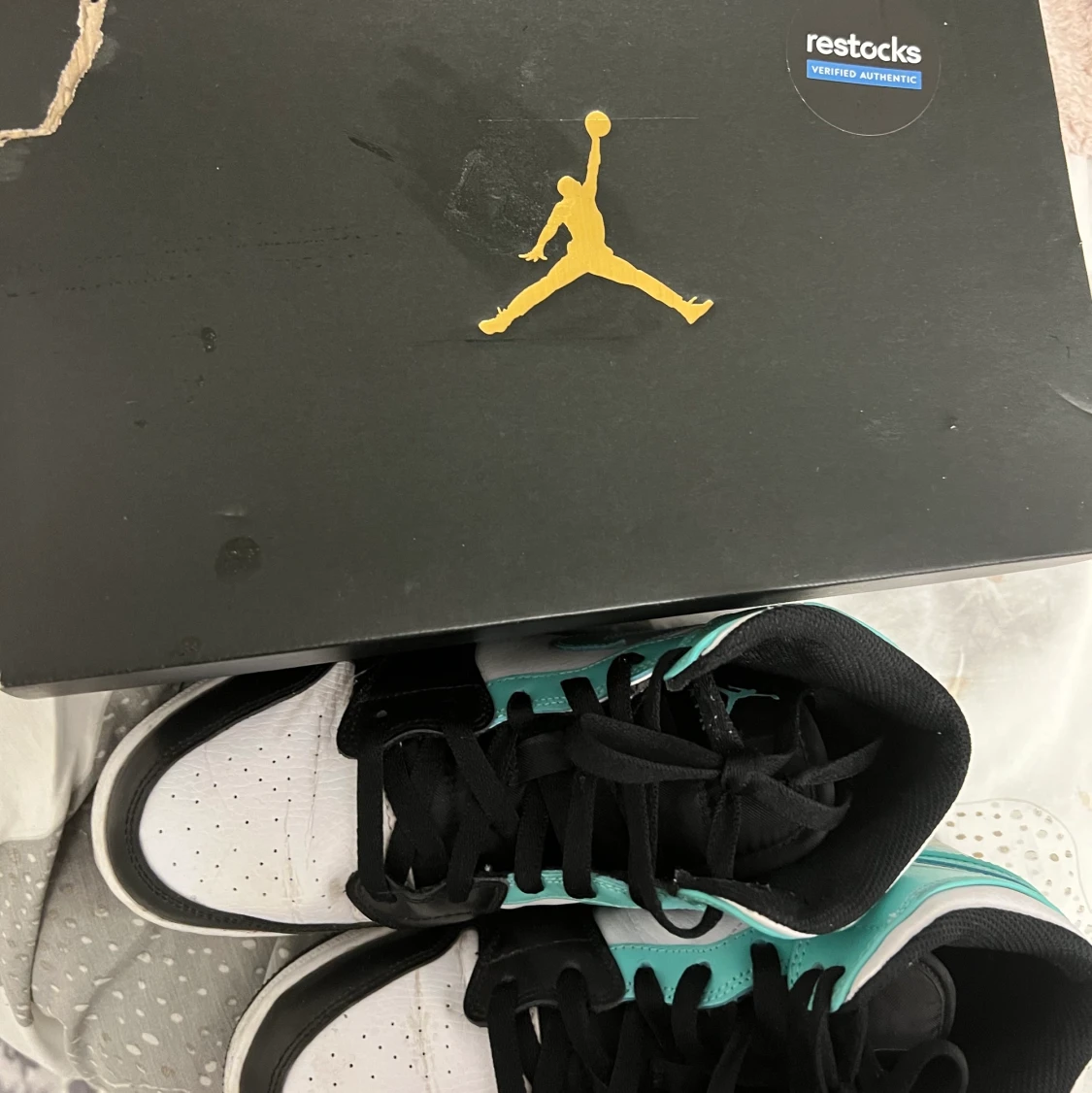 Jordans mid island blue - 91