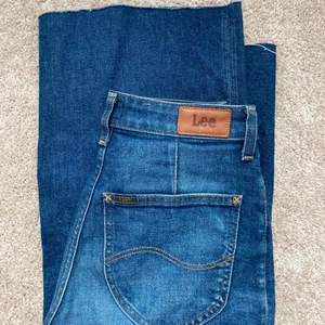 Leejeans - (De två sista bilderna är lånade) Köpte dessa här på plick men de sitter lite tight. De är avklippta längst ned men går ända längst ner till golvet på mig som är 163cm. De är baggy ända ned. Skriv privat för mer frågor och bilder.