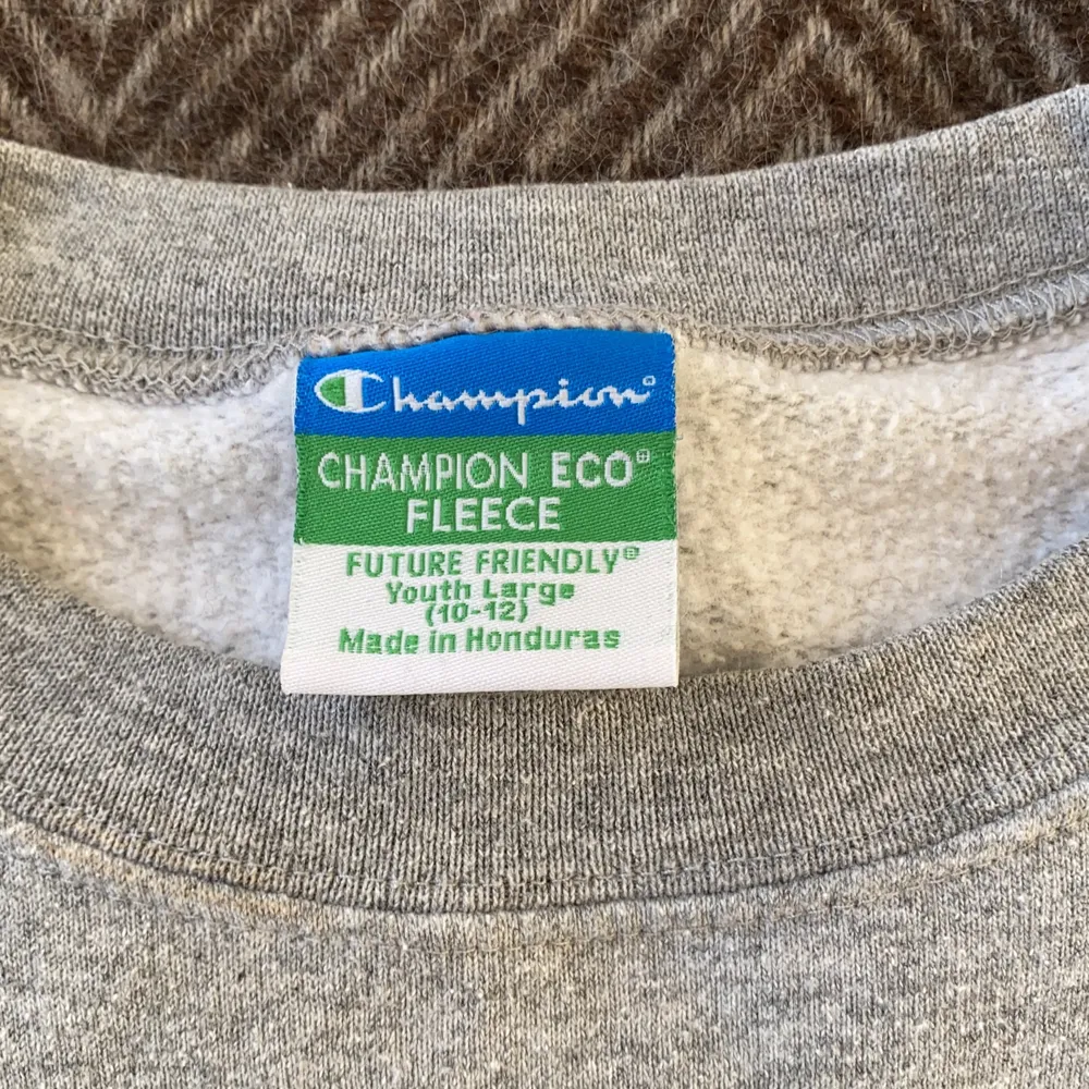 Säljer vintage sweatshirt från Champion. Passar mig som vanligtvis har s. Hoodies.