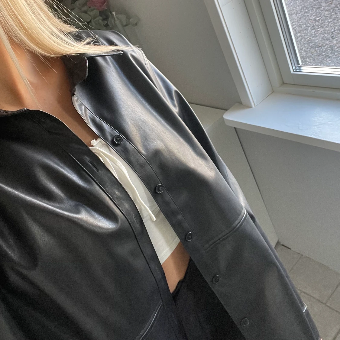 Skinnjacka strl M  - 90