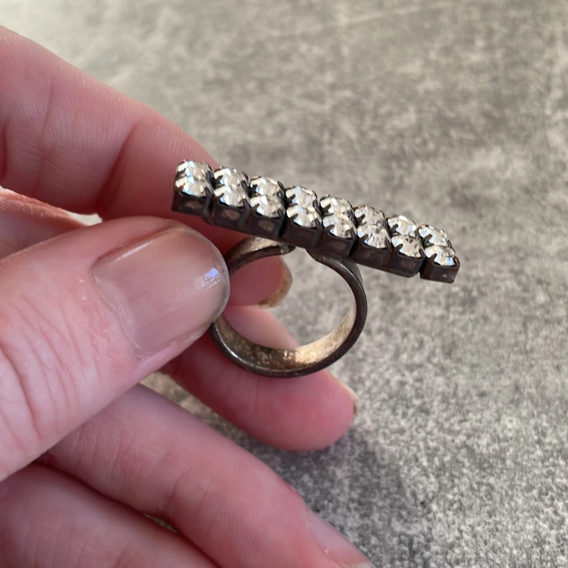 Fin diamantring - 90