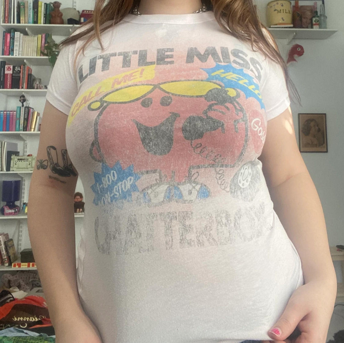 little miss chaterbox tshirt  - 90