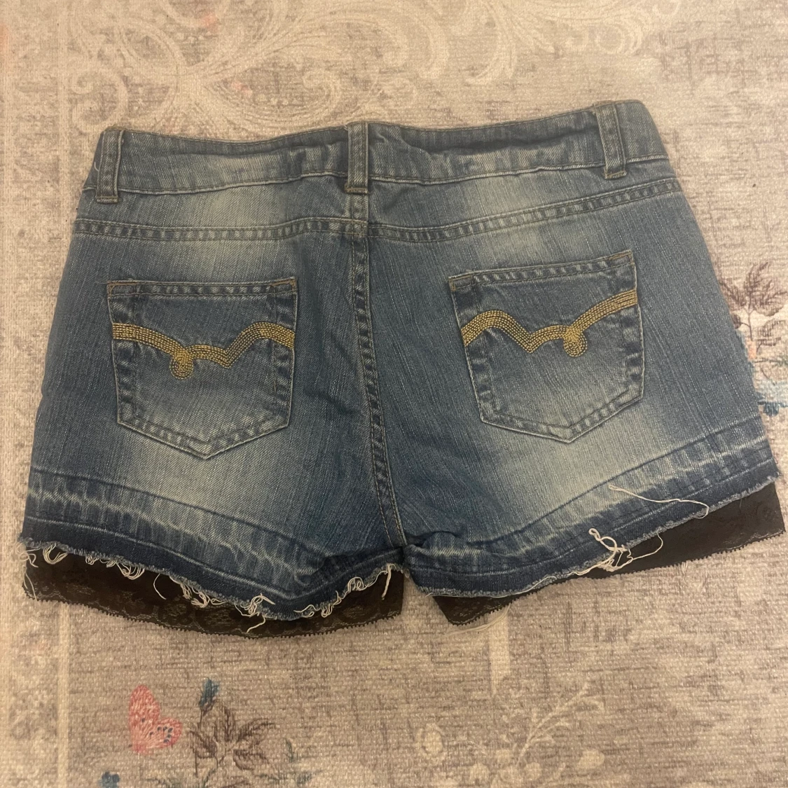 Shorts med spets  - 90