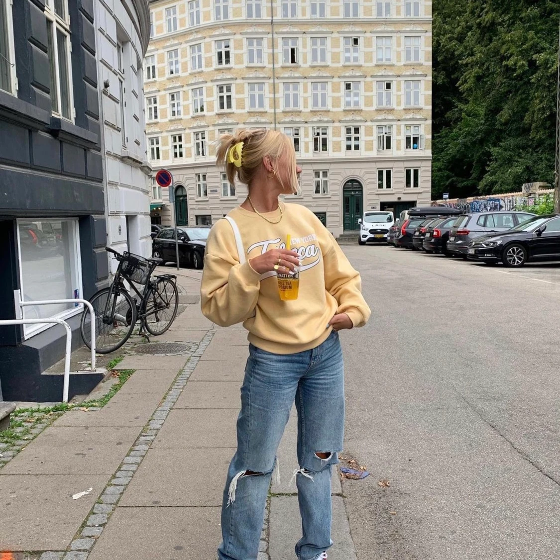 Söt sommar sweatshirt