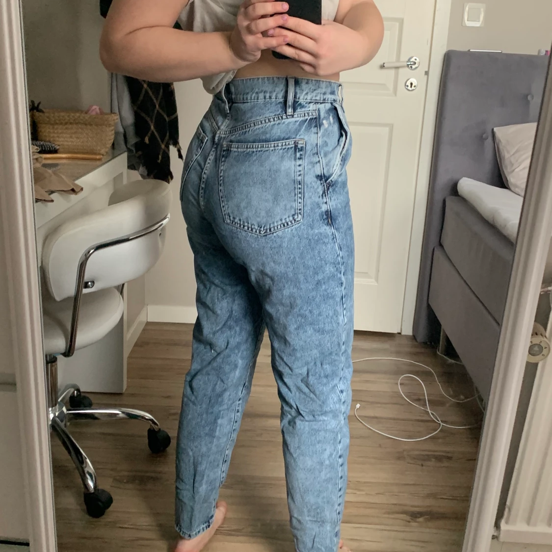 Lindex jeans blå storlek 36 - 91