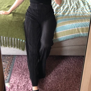 Plisserad byxor  - Plisserade byxor från NAKD, för små för mig. Har några revor på ena sidan, därav priset.