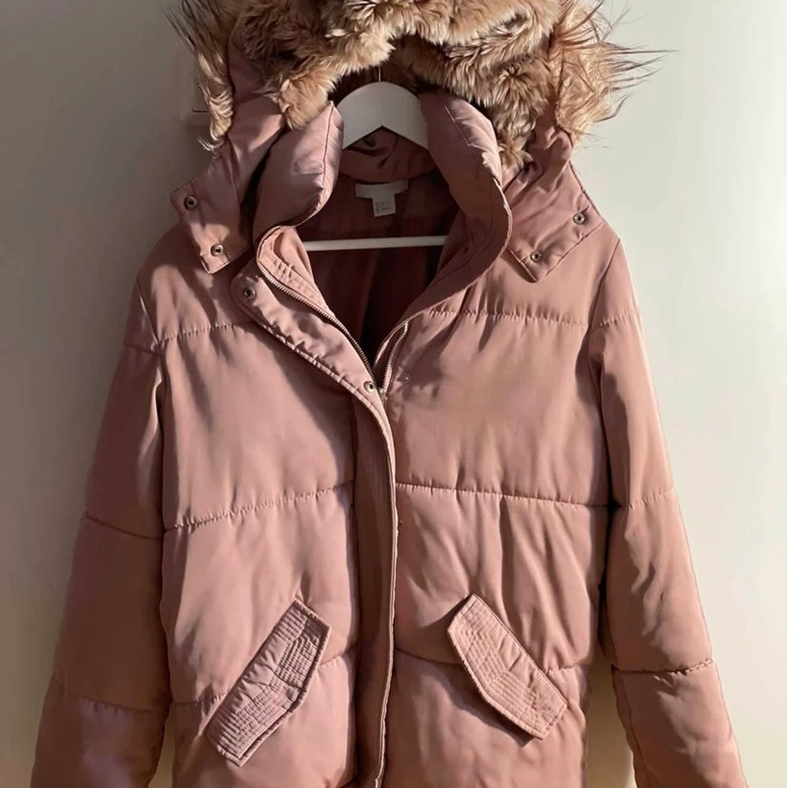 Rosa vinterjacka storlek 34