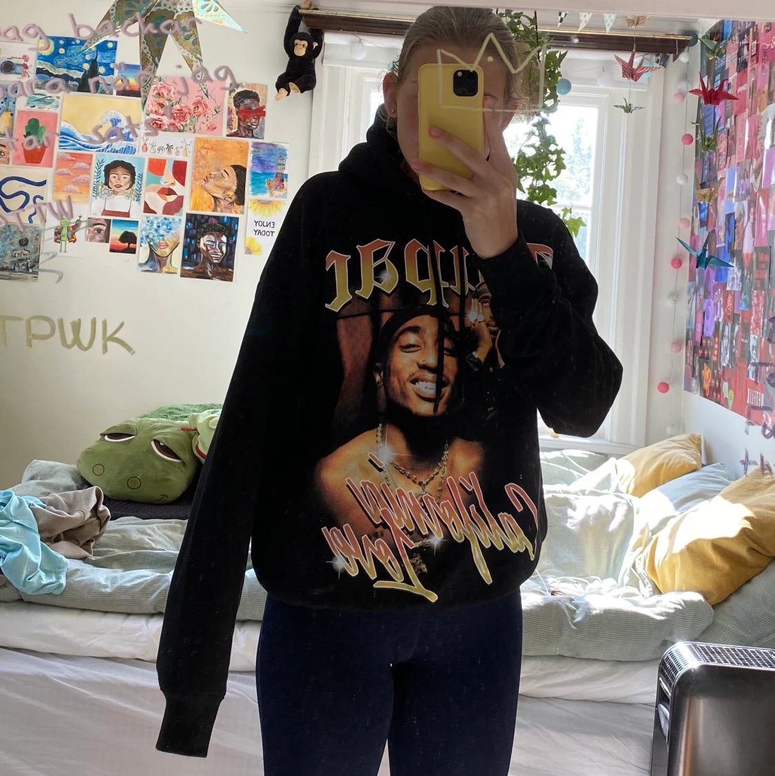 Pull and bear hoddie, tupac - 91