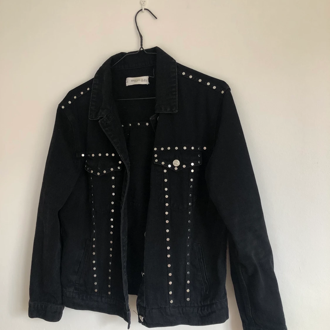 Svart jeansjacka  - 90