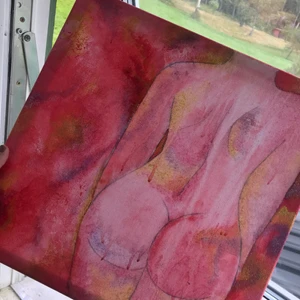 Tavla - En tavla som jag själv målat ! 🎨Älskar färgerna men passar inte in i mitt hem och hoppas därför att den passar i någon annans hem ! 😍 (Budgivning blir om många vill ha den)❤️ kan möta upp men bor i Dalsland! 