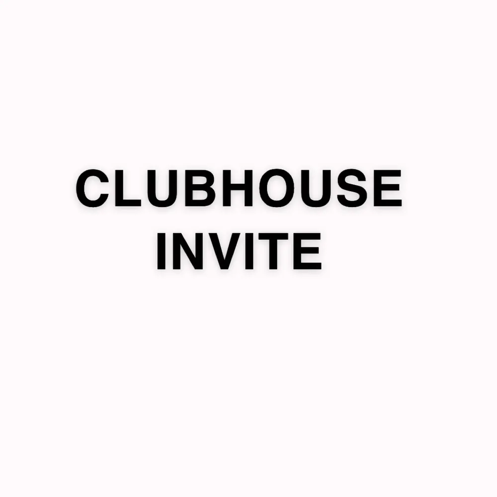 Säljer min sista clubhouse invite, budgivning sker i kommentarsfältet 🤍💜. Övrigt.