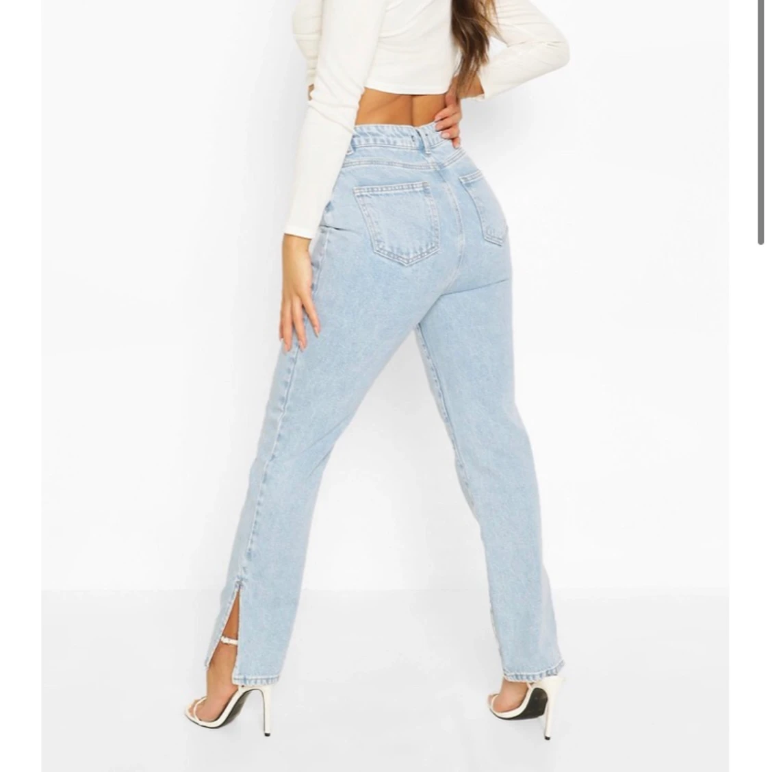 Jeans med slits - 90