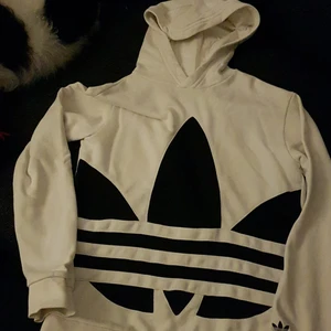 Adidas hoodie - Säljer dotterns fina hoodie, fin och hel. Finns någon pyttefläck som säkert går bra med rätt medel.