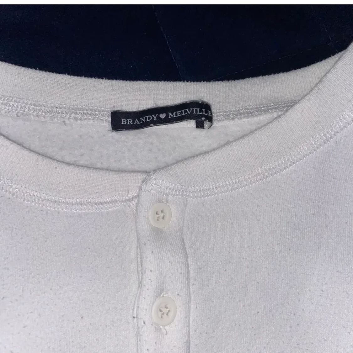 Vit Brandy Melville sweatshirt  - 91