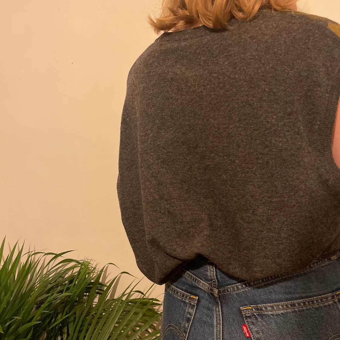 Rutig sweater vest - 91