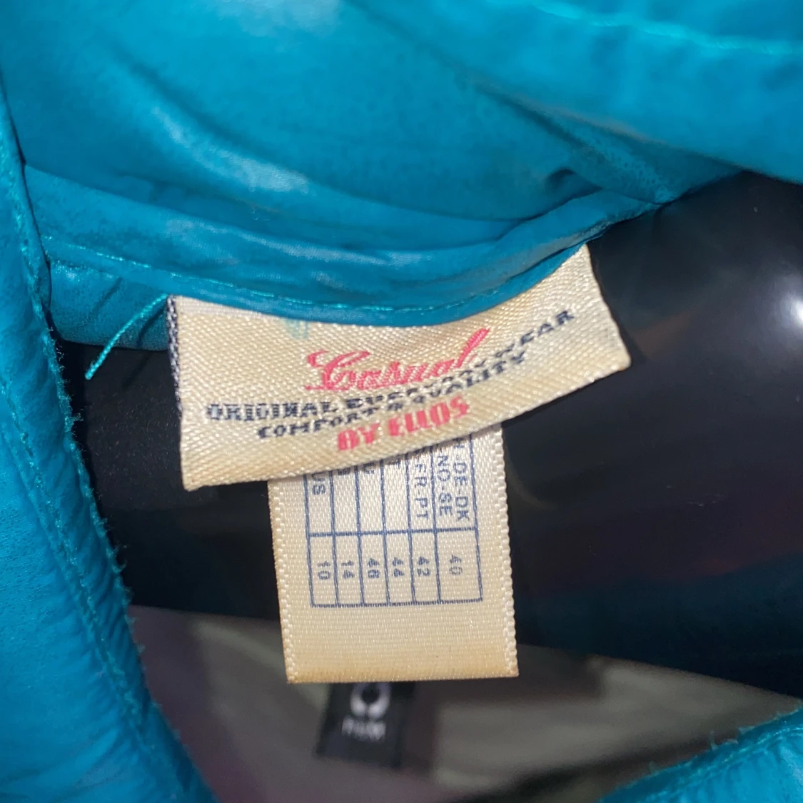 Blå:grön jacka  - 90