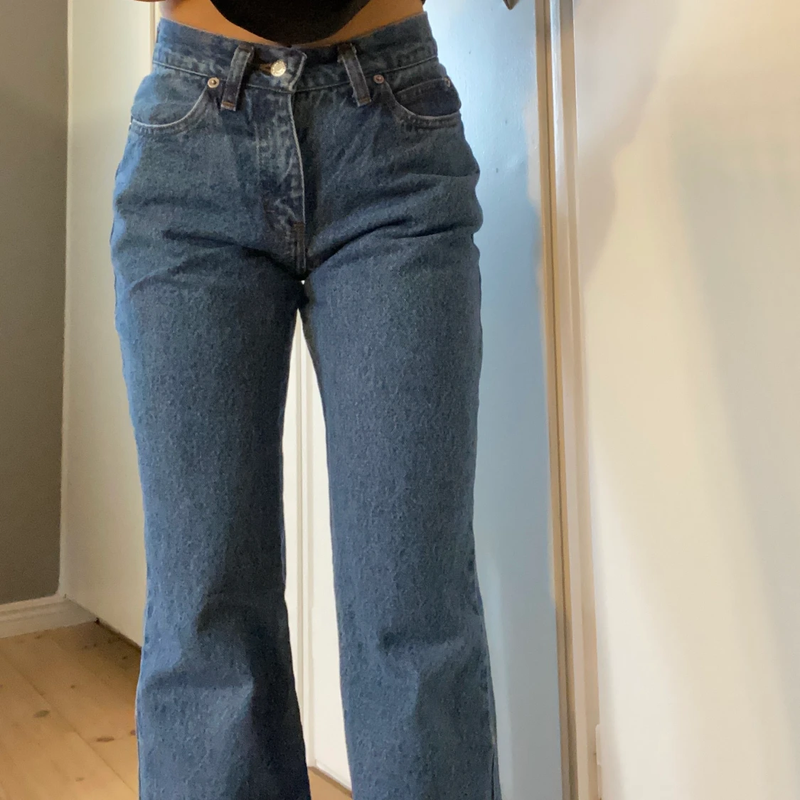Wide leg jeans