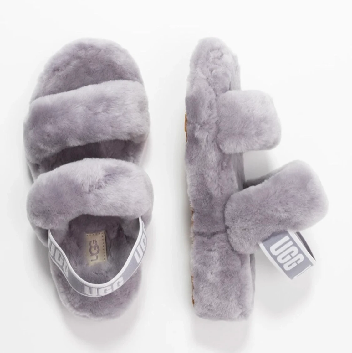 Uggs tofflor ”oh yeah” gråa