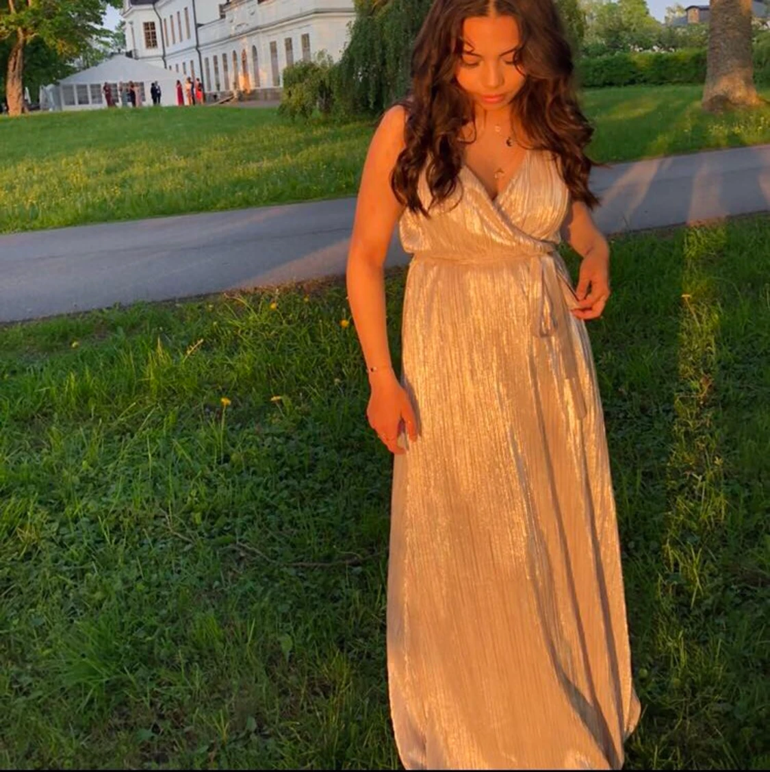 Jätte fin långklänning