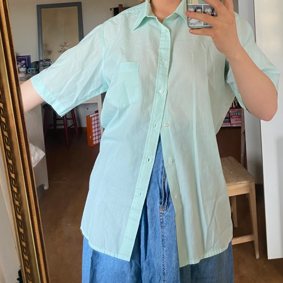 Mintgröna skjorta  - 91