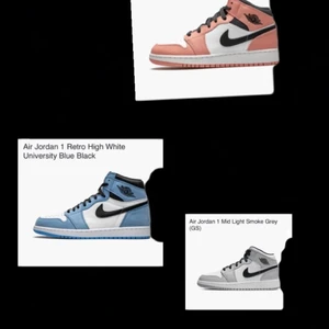 SÖKES!!! - Söker ngn av dessa Jordans 1 i st 38 elr 39 i ett rimligt pris. 