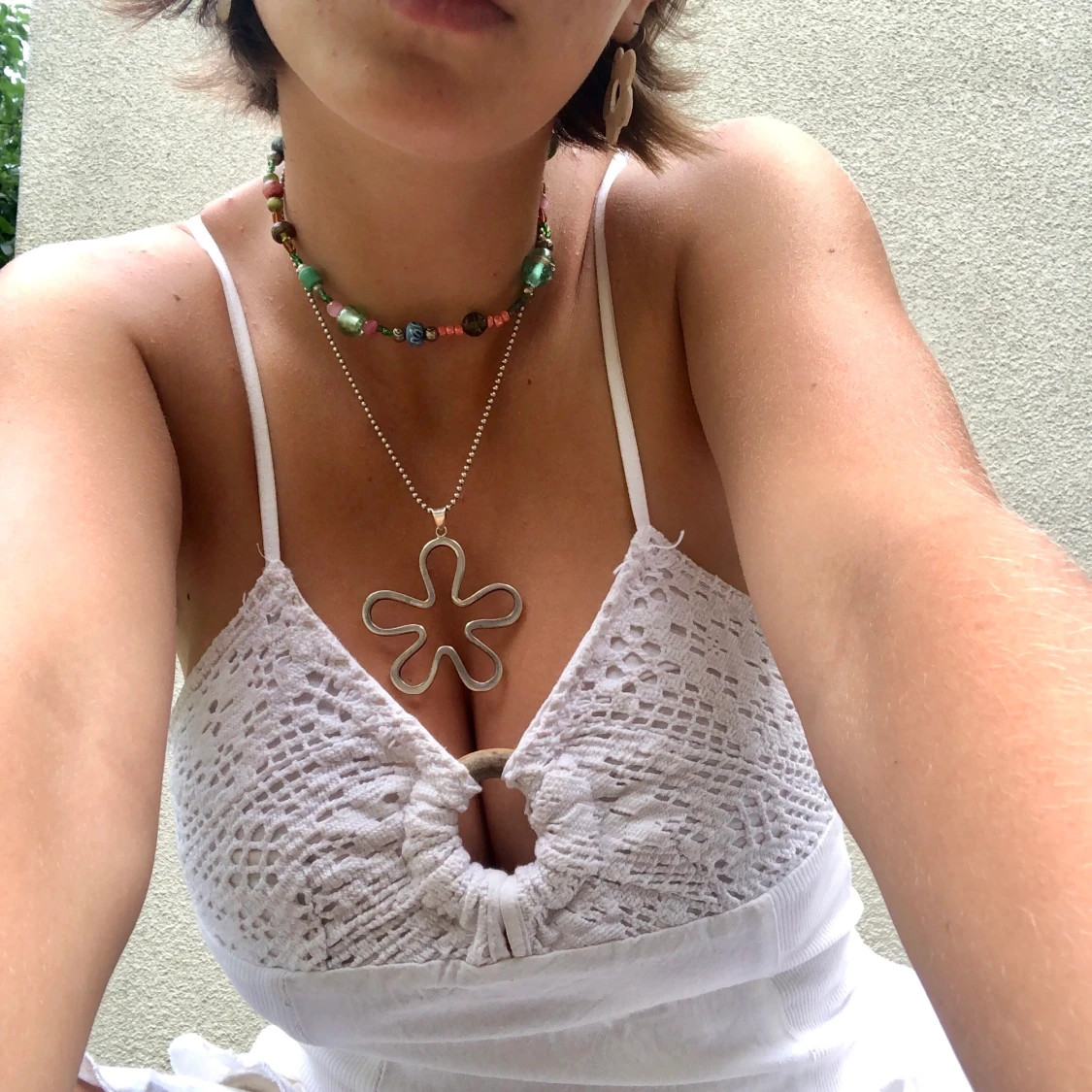 Vit sommarklänning - 91