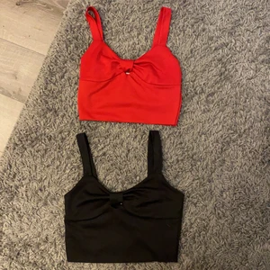 Toppar - Röd/svart toppar