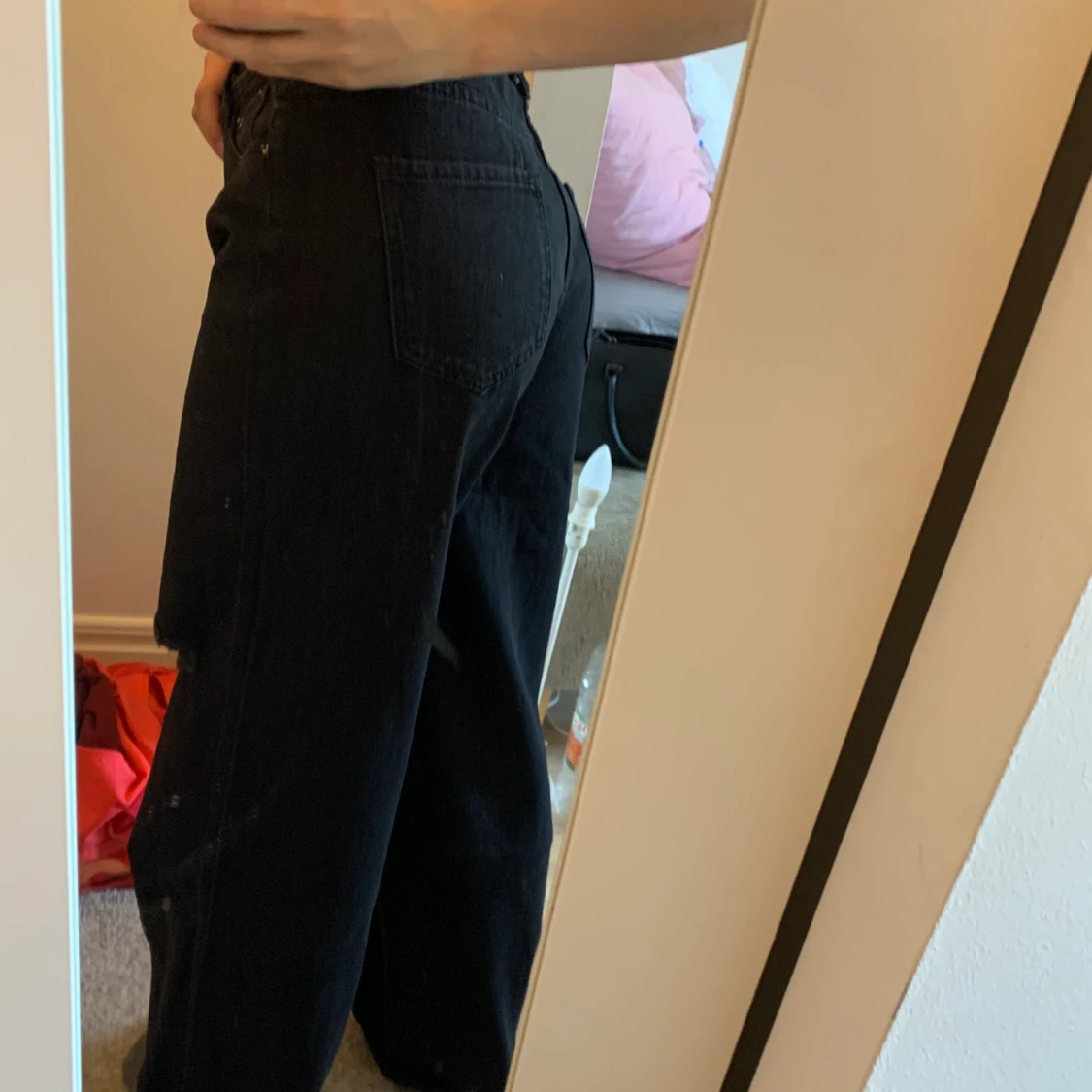 Svarta oversized jeans  - 90