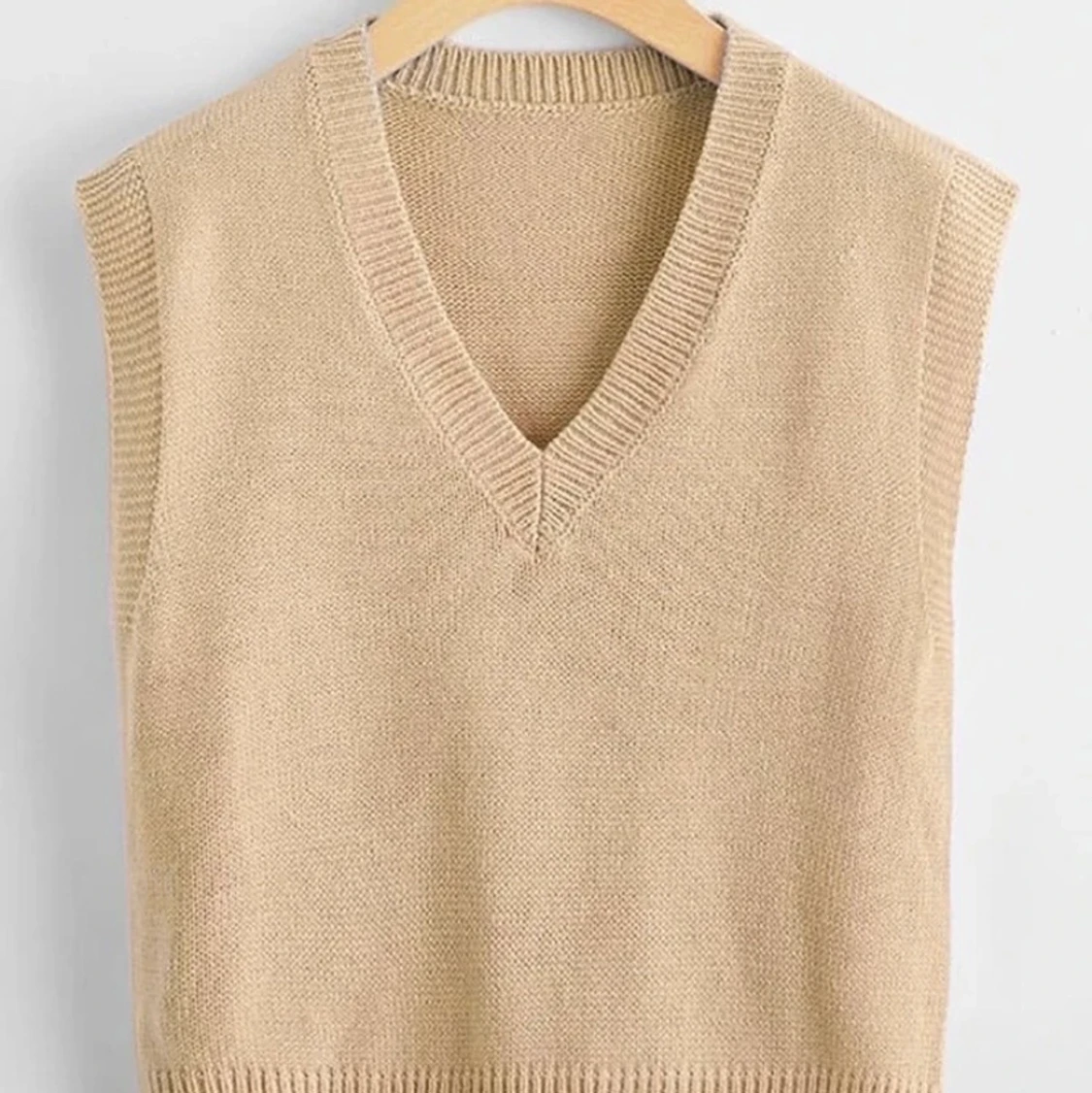 Jättefin stickad väst! 