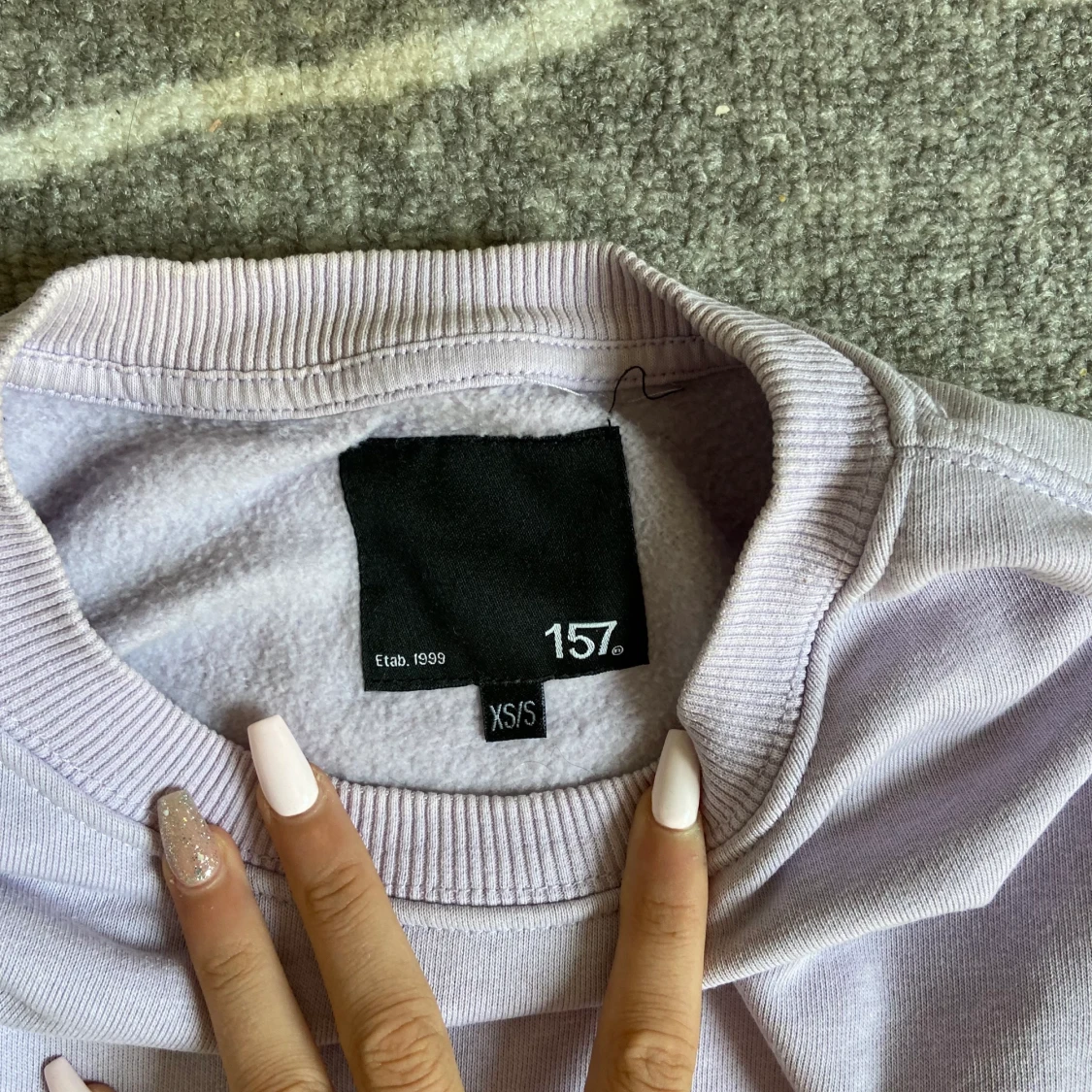 Sweatshirt lila  - 91