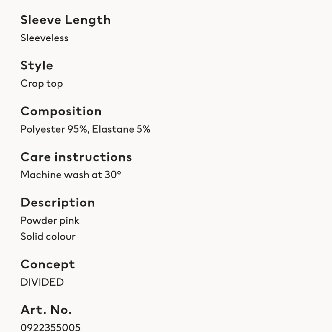 Tendig korset topp från H&M - 91