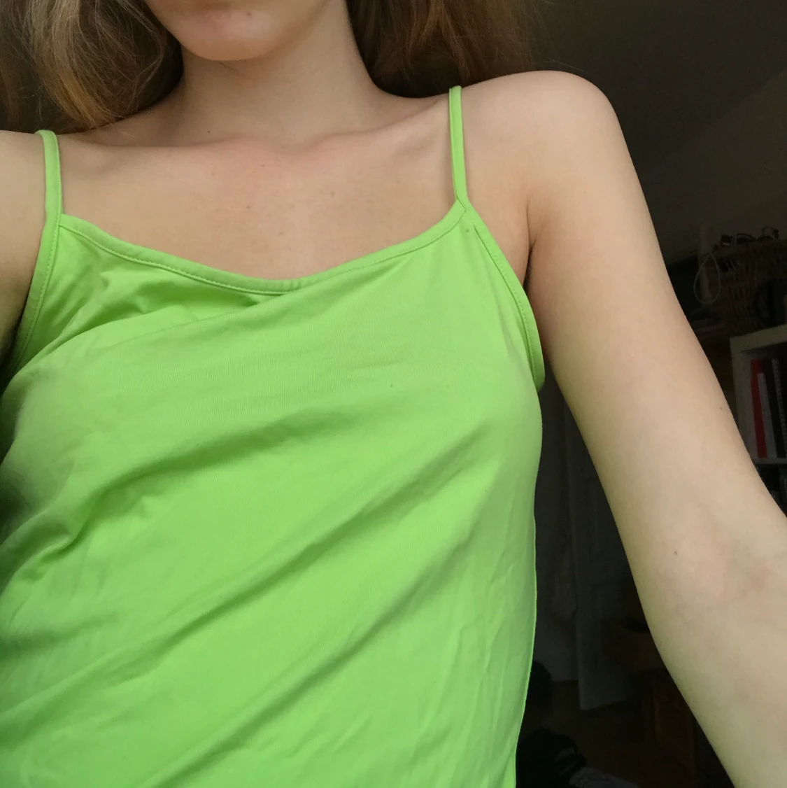 Limefärgat 00s linne  - 90