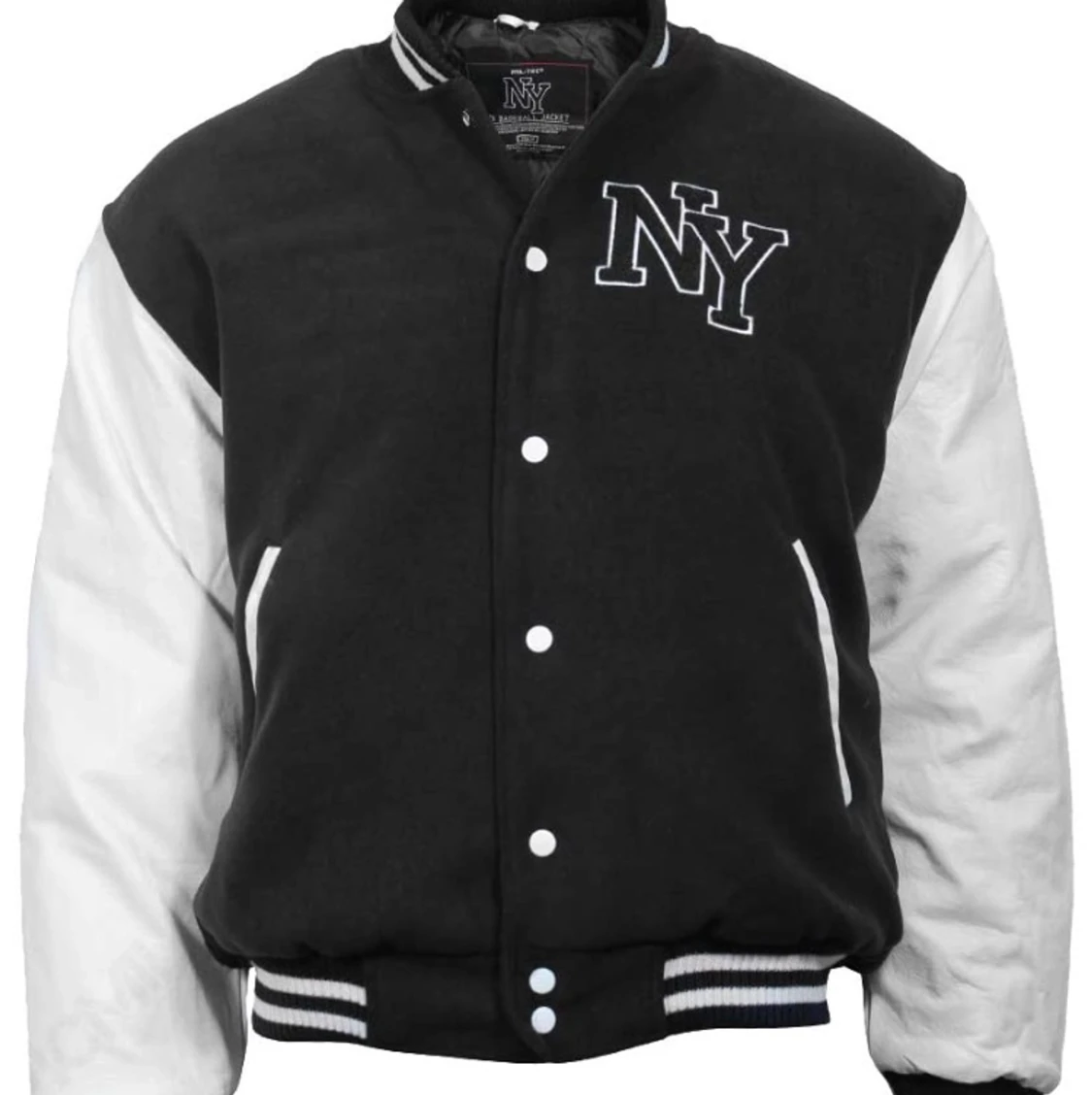 Black Varsity NY jacket