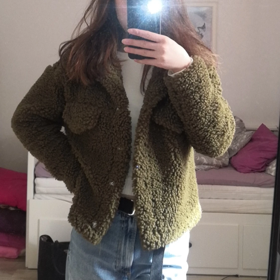 Fluff jacka fr. Ginatricot 