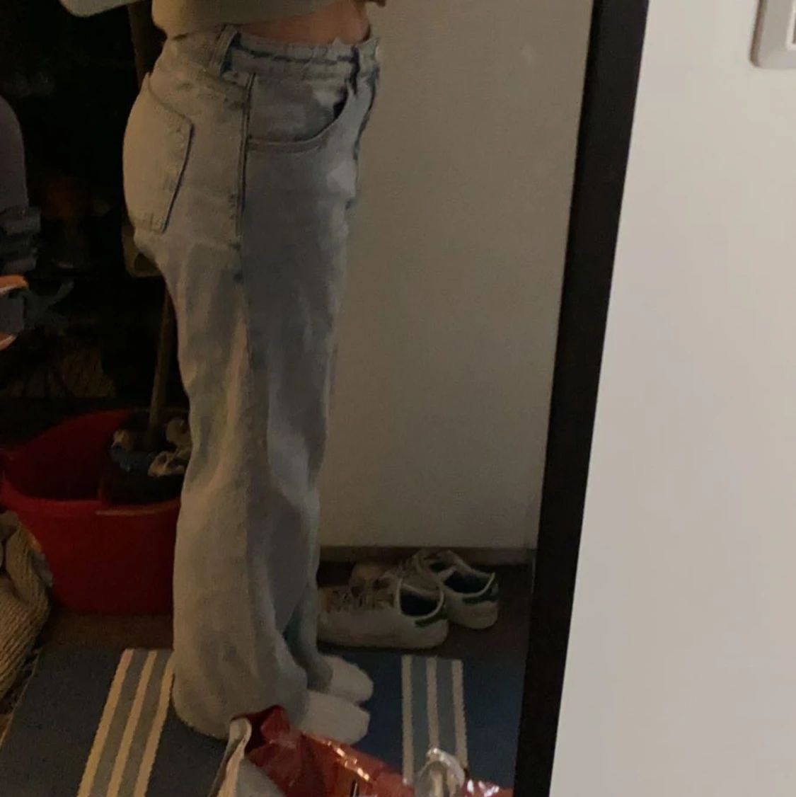 Ljus blåa jeans - 91