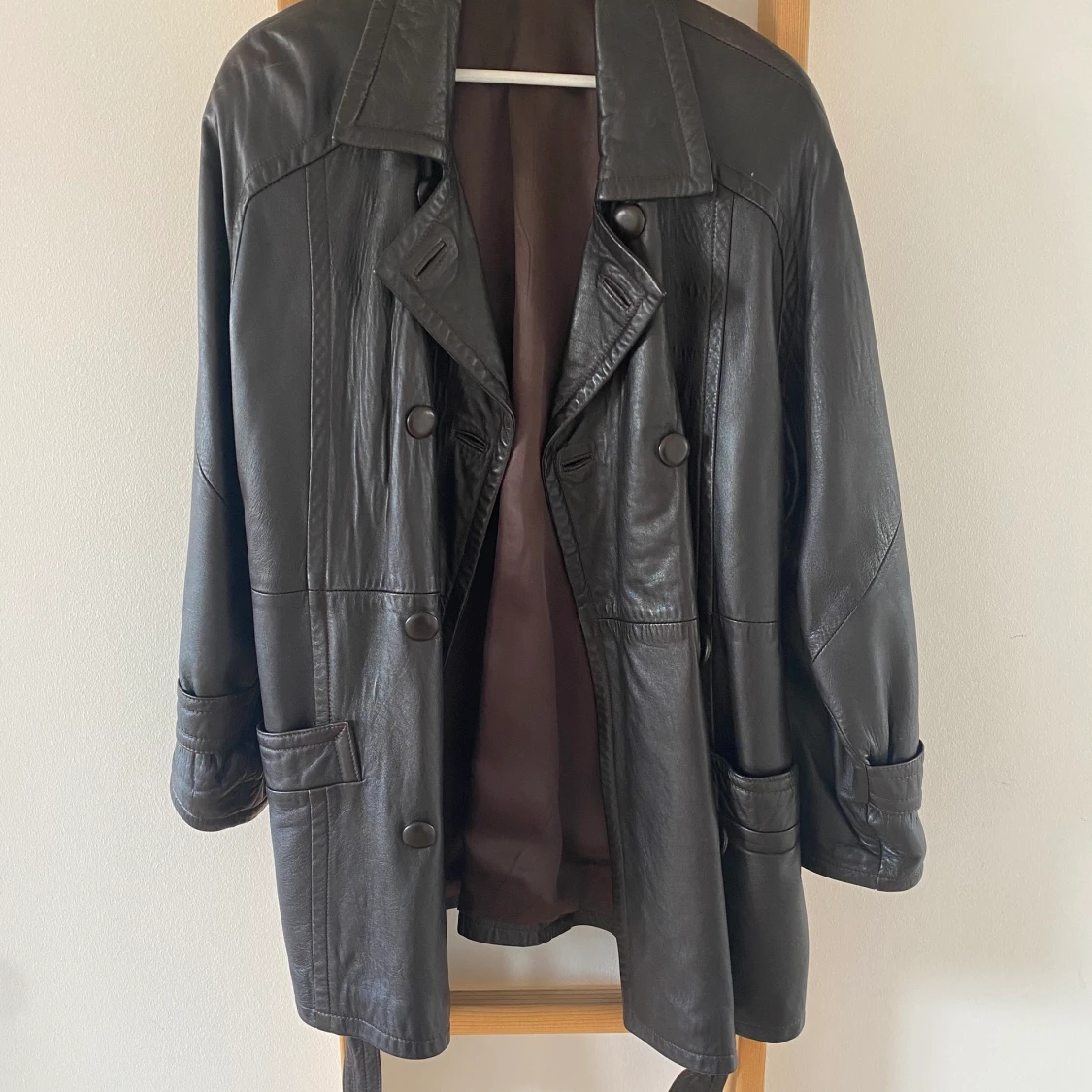 Vintage skinnjacka/blazer - 90