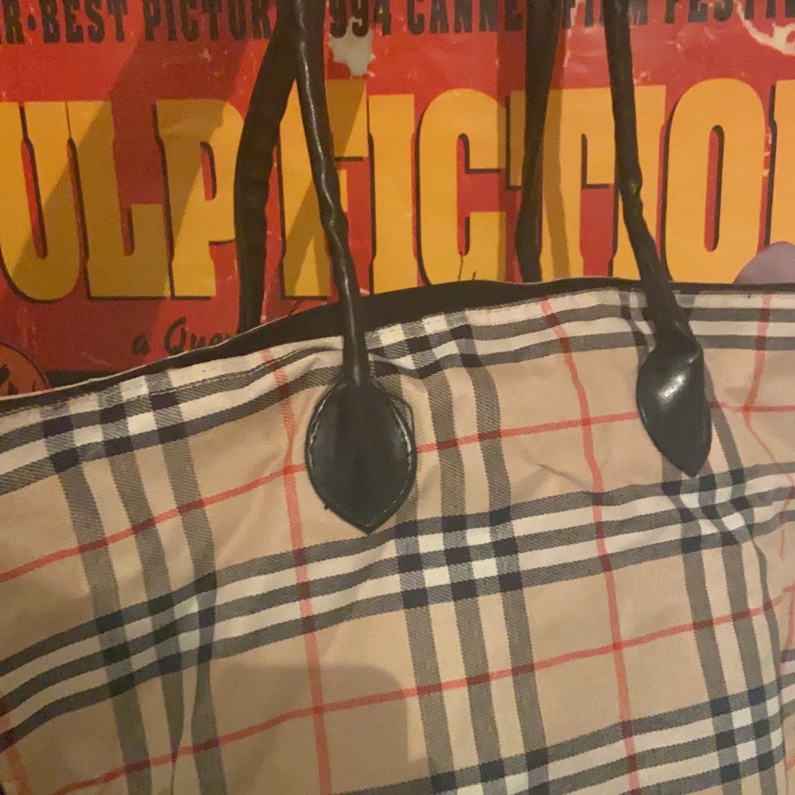 trendig rutig väska - 90