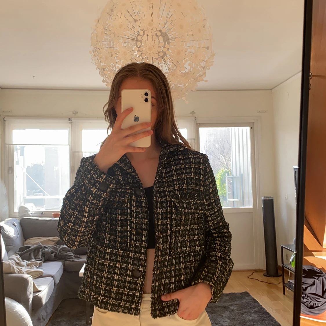 Lyxig kavaj från mango