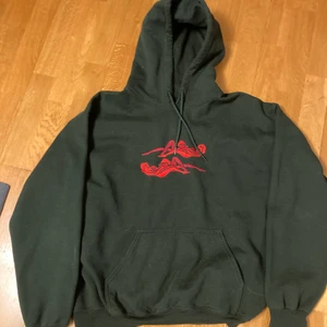 girl In Red Hoodie - Köpt här på plick men säljer för den inte passa på mig! Den var köpt på hennes tour 2019 i Stockholm. Den är endast använd enstaka gånger och har inga defekter. Väldigt bekväm och sitter bra och oversised på mig som har S/M! (om fler är intresserade blir det budgivning)❤️❤️