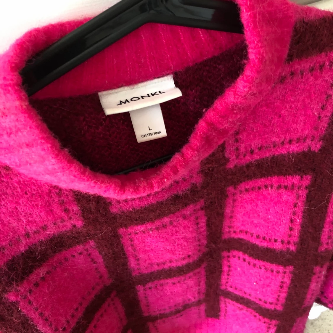 Mönstrad Stickad tröja Monki L  - 90