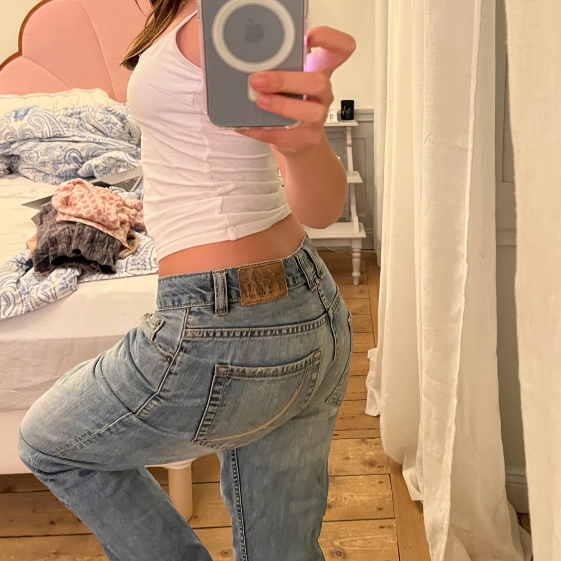 Lågmidjade jeans - 90