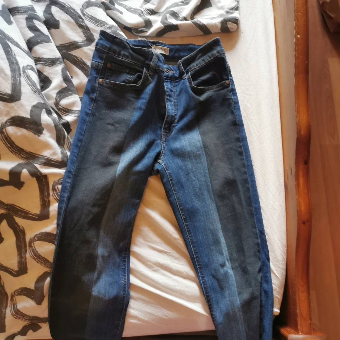Jeans, tvåfärgade 