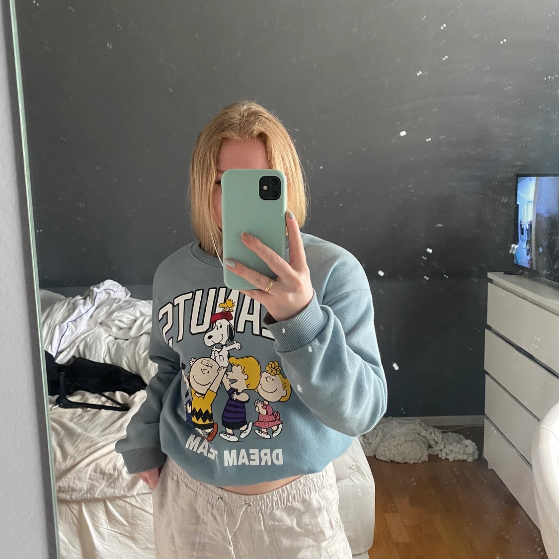 Snygg collegetröja!