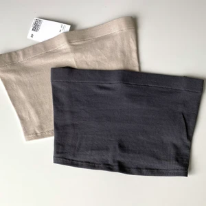 Tubtopp - Två helt nya tubtoppar! 🤍 Har inte ens provat dem då jag såg direkt att jag hade köpt fel storlek. 40kr för båda! Köparen står för frakt 🌸