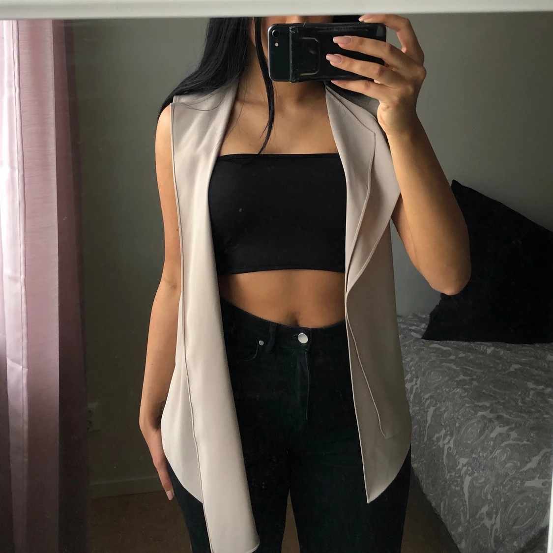 Zara asymetrisk väst - 90