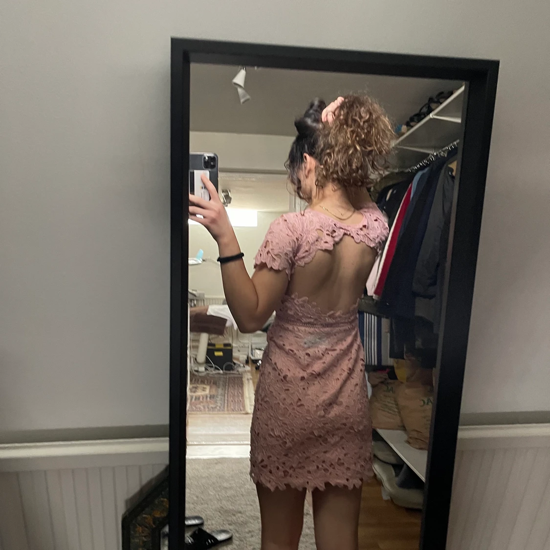 Rosa klänning från nelly - 90