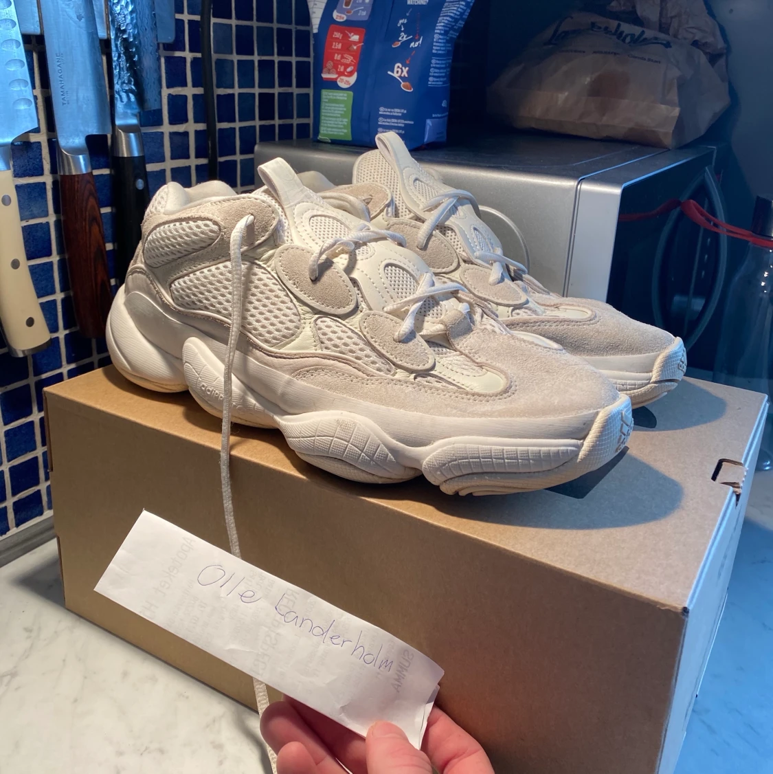 Adidas Yeezy 500 Bone White