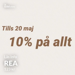 Rea - Köps det fler plagg samtidig blir det 15% för hela köpet.